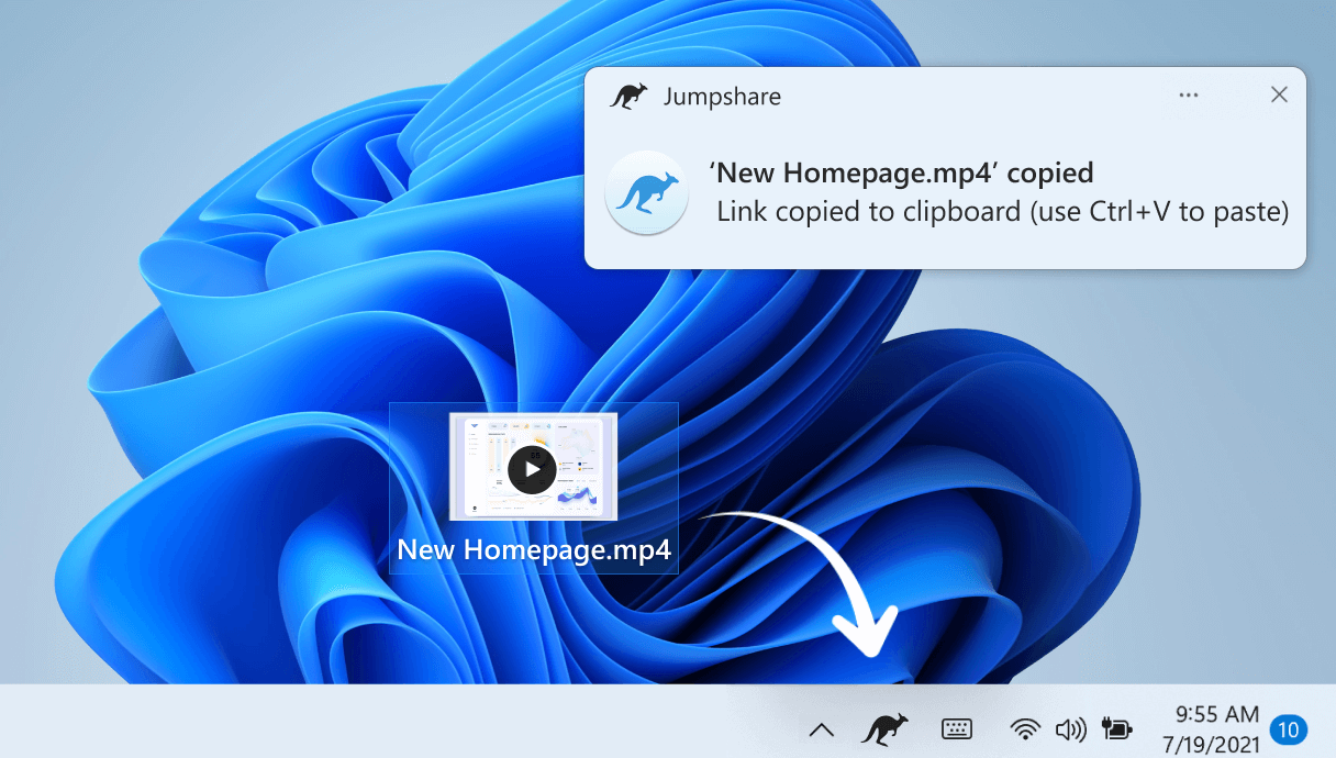 Windows App Jumpshare